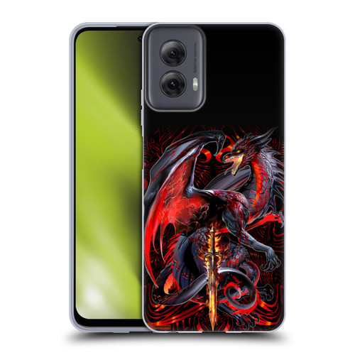 Ruth Thompson Dragons with Swords Widow Blade Soft Gel Case for Motorola Moto G Power (2024)