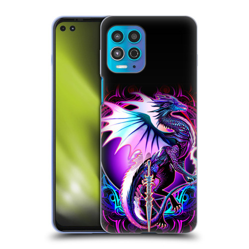 Ruth Thompson Dragons with Swords Ebon Blade Fantasy Soft Gel Case for Motorola Moto G100