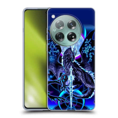 Ruth Thompson Dragons with Swords Night Blade & Constellations Soft Gel Case for OnePlus 12