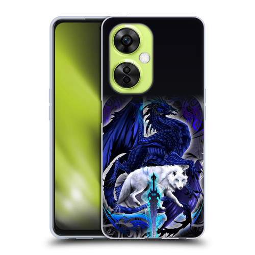 Ruth Thompson Dragons with Swords Alpha Blade & Fantasy Wolf Soft Gel Case for OnePlus Nord CE 3 Lite 5G