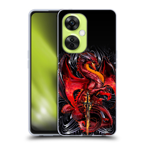 Ruth Thompson Dragons with Swords Wrath Blade Soft Gel Case for OnePlus Nord CE 3 Lite 5G