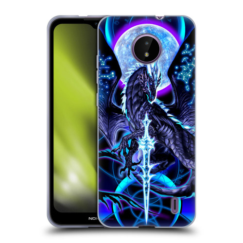 Ruth Thompson Dragons with Swords Night Blade & Constellations Soft Gel Case for Nokia C10 / C20