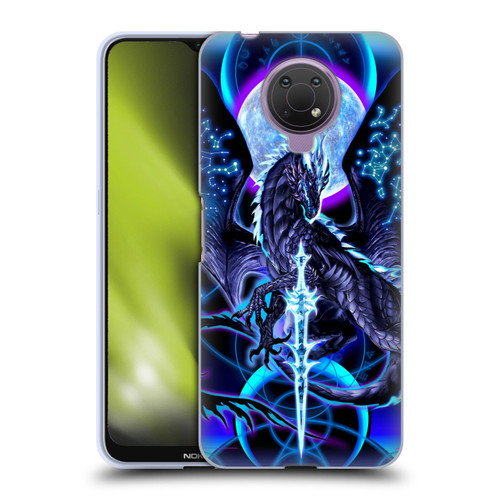 Ruth Thompson Dragons with Swords Night Blade & Constellations Soft Gel Case for Nokia G10