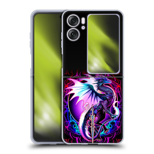 Ruth Thompson Dragons with Swords Ebon Blade Fantasy Soft Gel Case for OPPO Find N2 Flip