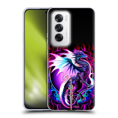 Ruth Thompson Dragons with Swords Ebon Blade Fantasy Soft Gel Case for OPPO Reno12 5G