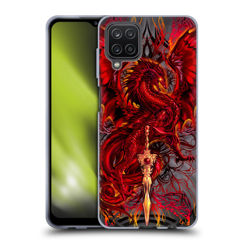 Ruth Thompson Dragons with Swords Blood Blade Fantasy Soft Gel Case for Samsung Galaxy A12 (2020)