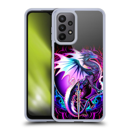 Ruth Thompson Dragons with Swords Ebon Blade Fantasy Soft Gel Case for Samsung Galaxy A23 / 5G (2022)