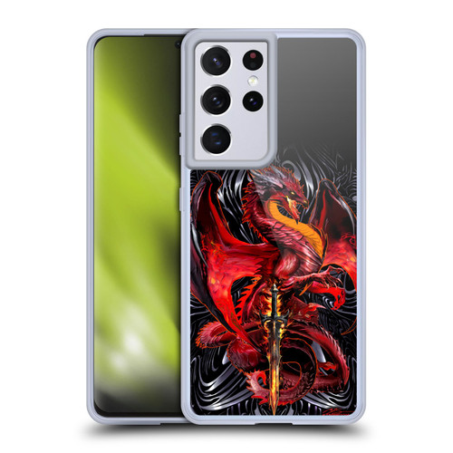 Ruth Thompson Dragons with Swords Wrath Blade Soft Gel Case for Samsung Galaxy S21 Ultra 5G