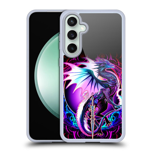 Ruth Thompson Dragons with Swords Ebon Blade Fantasy Soft Gel Case for Samsung Galaxy S23 FE 5G