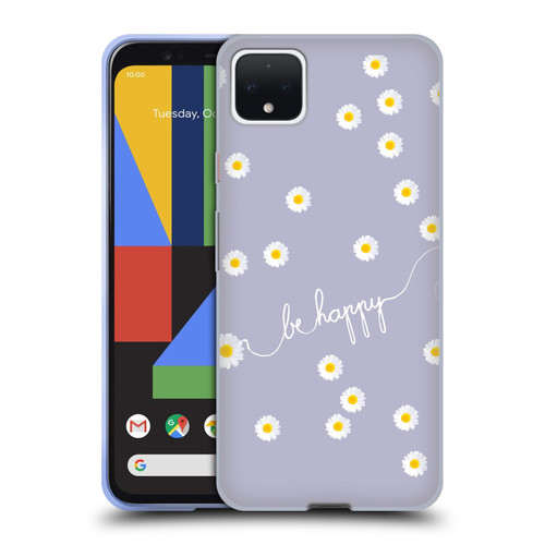 Monika Strigel Happy Daisy Lavender Soft Gel Case for Google Pixel 4 XL