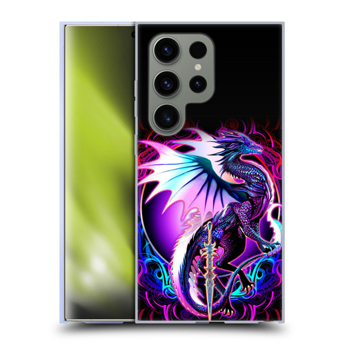 Ruth Thompson Dragons with Swords Ebon Blade Fantasy Soft Gel Case for Samsung Galaxy S24 Ultra 5G