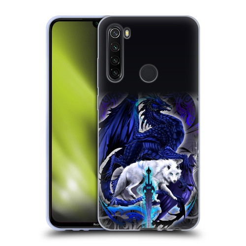 Ruth Thompson Dragons with Swords Alpha Blade & Fantasy Wolf Soft Gel Case for Xiaomi Redmi Note 8T