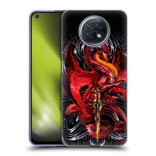 Ruth Thompson Dragons with Swords Wrath Blade Soft Gel Case for Xiaomi Redmi Note 9T 5G