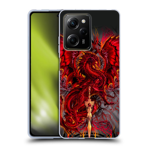 Ruth Thompson Dragons with Swords Blood Blade Fantasy Soft Gel Case for Xiaomi Redmi Note 12 Pro 5G