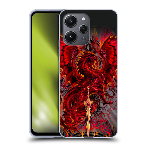 Ruth Thompson Dragons with Swords Blood Blade Fantasy Soft Gel Case for Xiaomi Redmi 12
