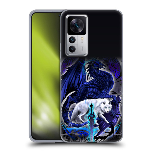 Ruth Thompson Dragons with Swords Alpha Blade & Fantasy Wolf Soft Gel Case for Xiaomi 12T 5G / 12T Pro 5G / Redmi K50 Ultra 5G