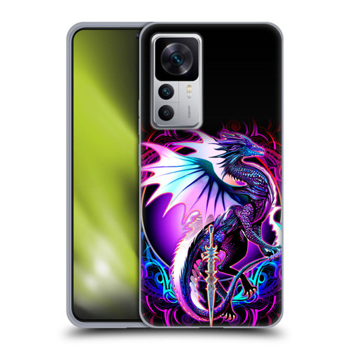 Ruth Thompson Dragons with Swords Ebon Blade Fantasy Soft Gel Case for Xiaomi 12T 5G / 12T Pro 5G / Redmi K50 Ultra 5G
