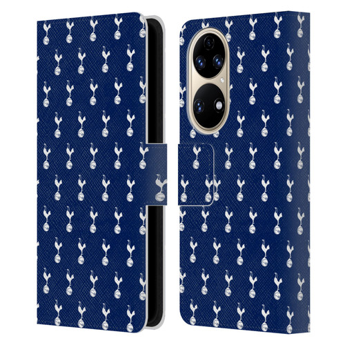 Tottenham Hotspur F.C. Badge Pattern Leather Book Wallet Case Cover For Huawei P50