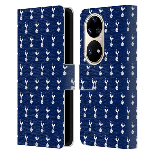 Tottenham Hotspur F.C. Badge Pattern Leather Book Wallet Case Cover For Huawei P50 Pro