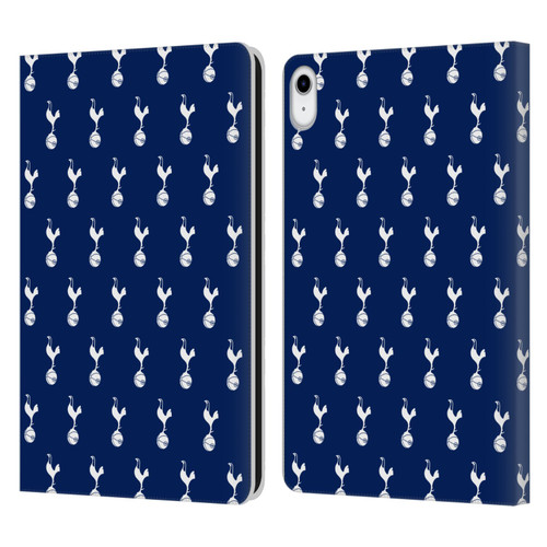 Tottenham Hotspur F.C. Badge Pattern Leather Book Wallet Case Cover For Apple iPad 10.9 2022/2025