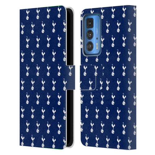 Tottenham Hotspur F.C. Badge Pattern Leather Book Wallet Case Cover For Motorola Edge (2022)