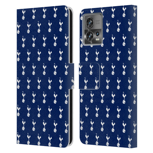 Tottenham Hotspur F.C. Badge Pattern Leather Book Wallet Case Cover For Motorola Moto Edge 30 Fusion