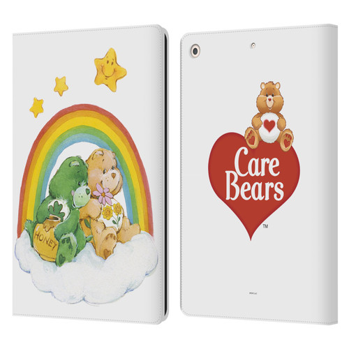 Care Bears Classic Rainbow 2 Leather Book Wallet Case Cover For Apple iPad 10.2 2019/2020/2021