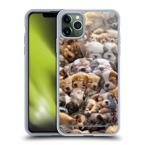 D.S. Valori Kitty And Puppy Puppy Dreams Soft Gel Case for Apple iPhone 11 Pro Max