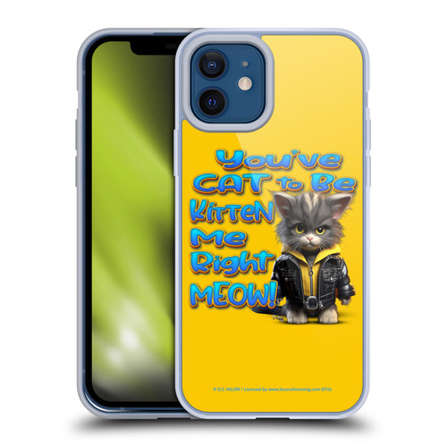 D.S. Valori Kitty And Puppy You've Cat To Be Kitten Me Soft Gel Case for Apple iPhone 12 / iPhone 12 Pro