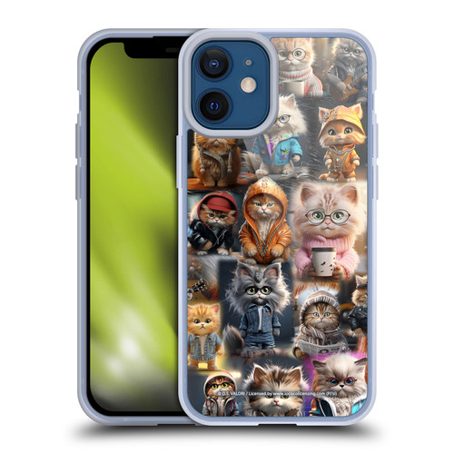 D.S. Valori Kitty And Puppy Kitty Kingdom Soft Gel Case for Apple iPhone 12 Mini