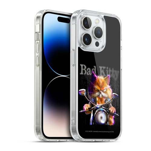D.S. Valori Kitty And Puppy Bad Kitty Soft Gel Case for Apple iPhone 13 Pro & MagSafe