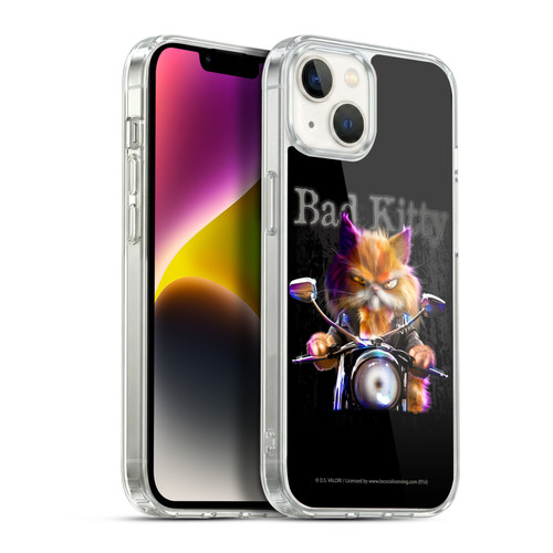 D.S. Valori Kitty And Puppy Bad Kitty Soft Gel Case for Apple iPhone 14 Plus & MagSafe
