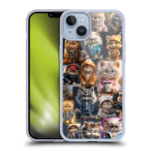 D.S. Valori Kitty And Puppy Kitty Kingdom Soft Gel Case for Apple iPhone 14 Plus