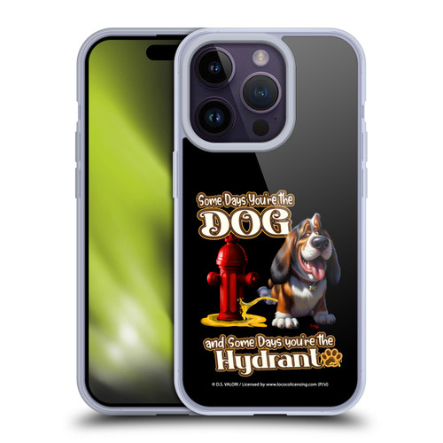D.S. Valori Kitty And Puppy Some Days You're The Dog Soft Gel Case for Apple iPhone 14 Pro