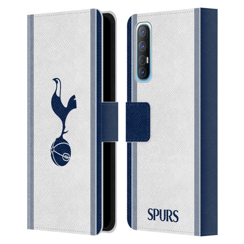 Tottenham Hotspur F.C. 2024/25 Badge Kit Home Leather Book Wallet Case Cover For OPPO Find X2 Neo 5G