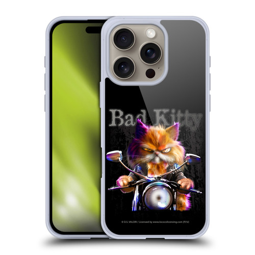 D.S. Valori Kitty And Puppy Bad Kitty Soft Gel Case for Apple iPhone 16 Pro