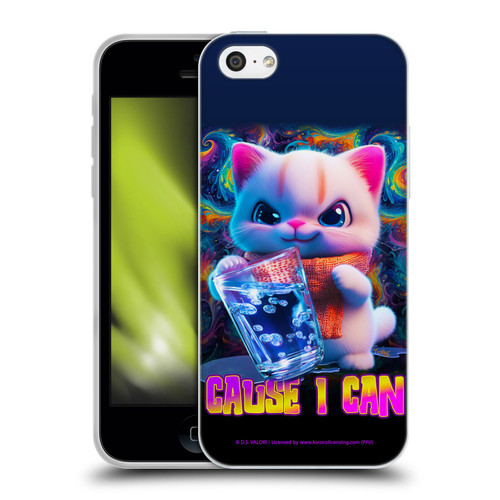 D.S. Valori Kitty And Puppy Kitty Cause I Can Soft Gel Case for Apple iPhone 5c