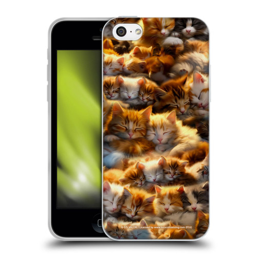 D.S. Valori Kitty And Puppy Kitty Dreams Soft Gel Case for Apple iPhone 5c