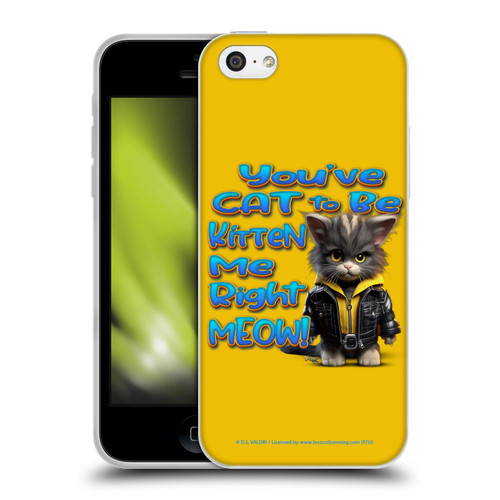D.S. Valori Kitty And Puppy You've Cat To Be Kitten Me Soft Gel Case for Apple iPhone 5c