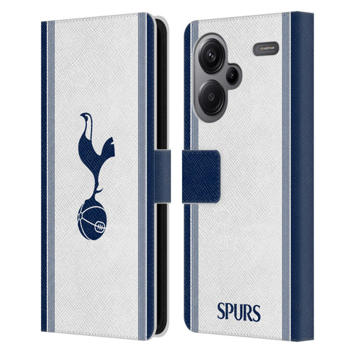 Tottenham Hotspur F.C. 2024/25 Badge Kit Home Leather Book Wallet Case Cover For Xiaomi Redmi Note 13 Pro Plus 5G