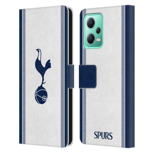 Tottenham Hotspur F.C. 2024/25 Badge Kit Home Leather Book Wallet Case Cover For Xiaomi Redmi Note 12 5G