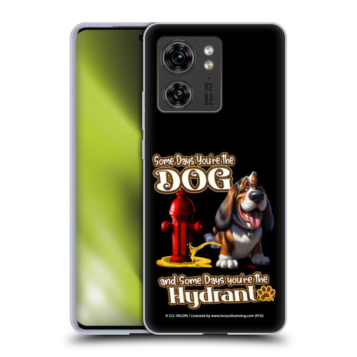 D.S. Valori Kitty And Puppy Some Days You're The Dog Soft Gel Case for Motorola Edge (2023)