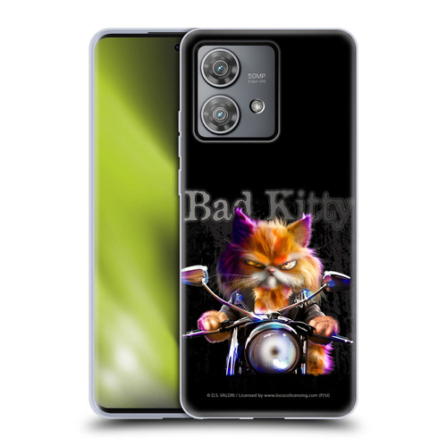 D.S. Valori Kitty And Puppy Bad Kitty Soft Gel Case for Motorola Edge 40 Neo 5G