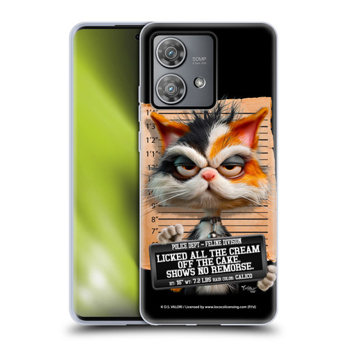 D.S. Valori Kitty And Puppy Kitty Licked The Cream Soft Gel Case for Motorola Edge 40 Neo 5G