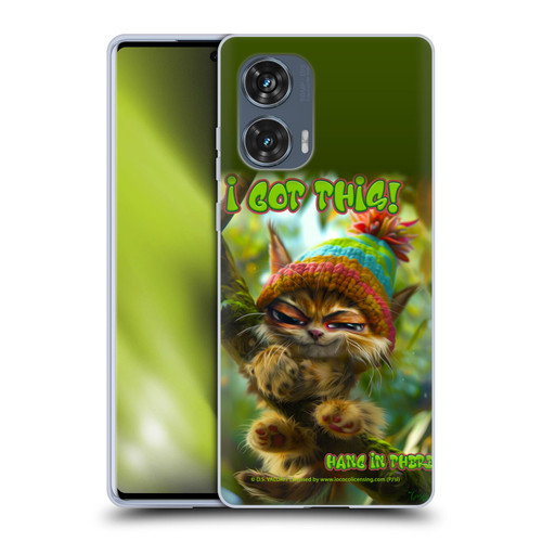 D.S. Valori Kitty And Puppy I Got This Soft Gel Case for Motorola Edge 50 Fusion