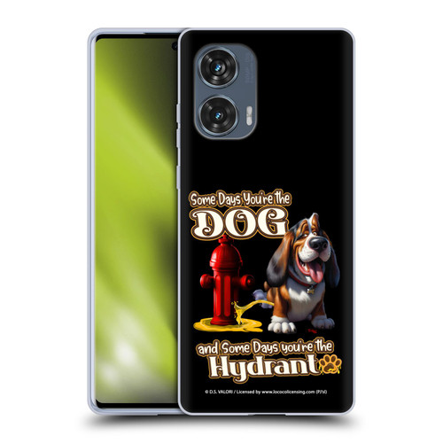 D.S. Valori Kitty And Puppy Some Days You're The Dog Soft Gel Case for Motorola Edge 50 Fusion