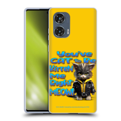 D.S. Valori Kitty And Puppy You've Cat To Be Kitten Me Soft Gel Case for Motorola Edge 50 Fusion