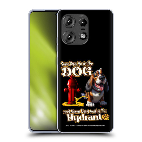 D.S. Valori Kitty And Puppy Some Days You're The Dog Soft Gel Case for Motorola Edge 50 Pro