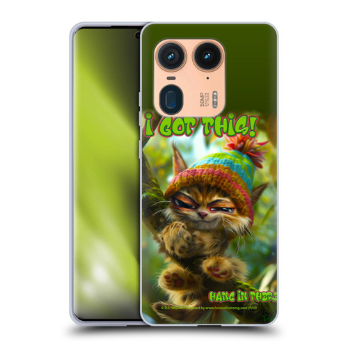 D.S. Valori Kitty And Puppy I Got This Soft Gel Case for Motorola Edge 50 Ultra/X50 Ultra