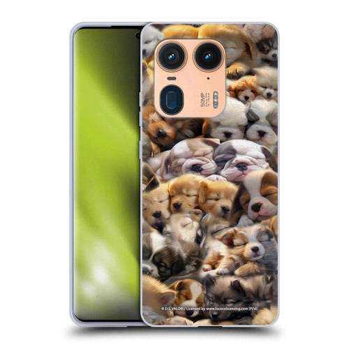 D.S. Valori Kitty And Puppy Puppy Dreams Soft Gel Case for Motorola Edge 50 Ultra/X50 Ultra